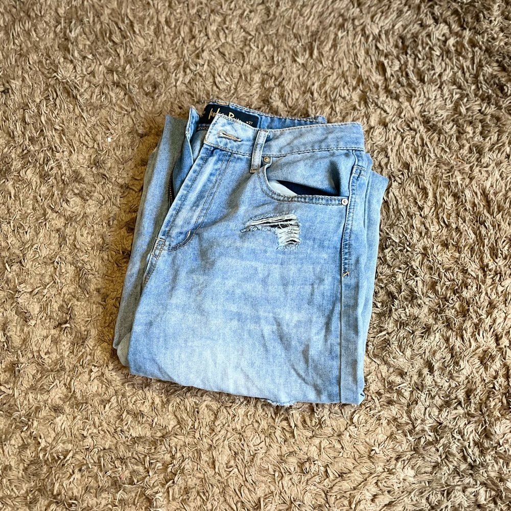 Light Blue Ripped Jeans